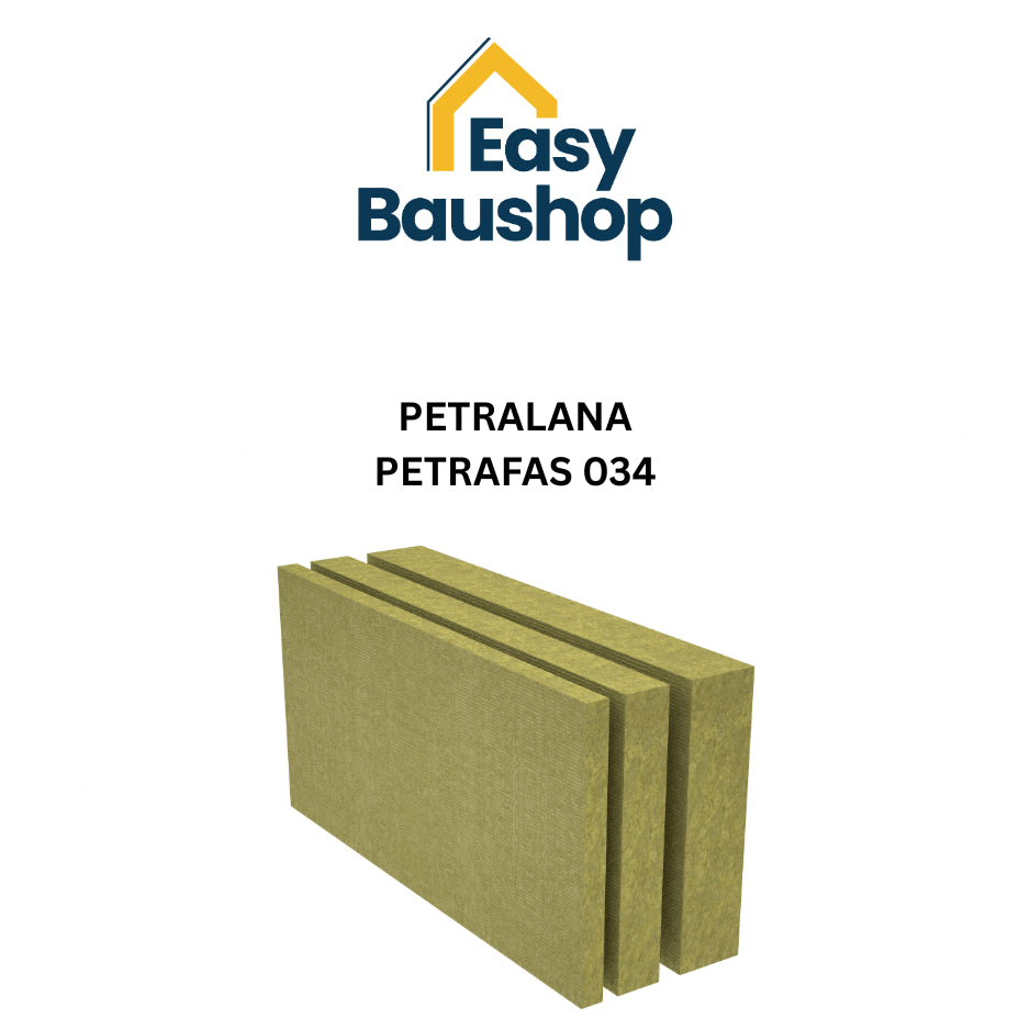 WDVS Steinwolle 034 Petralana - A1 Fassadendämmung 200–400 m² | ETA-geprüft