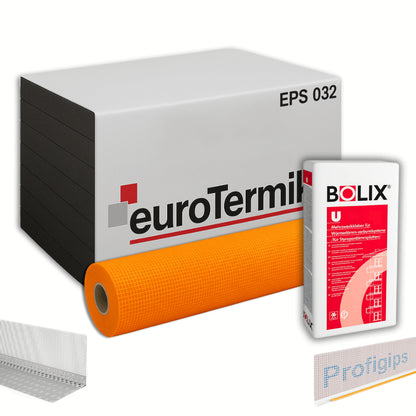 WDVS EPS 032 Basispaket – Eurotermika - Fassadendämmung 200–400 m² | ETA-geprüft