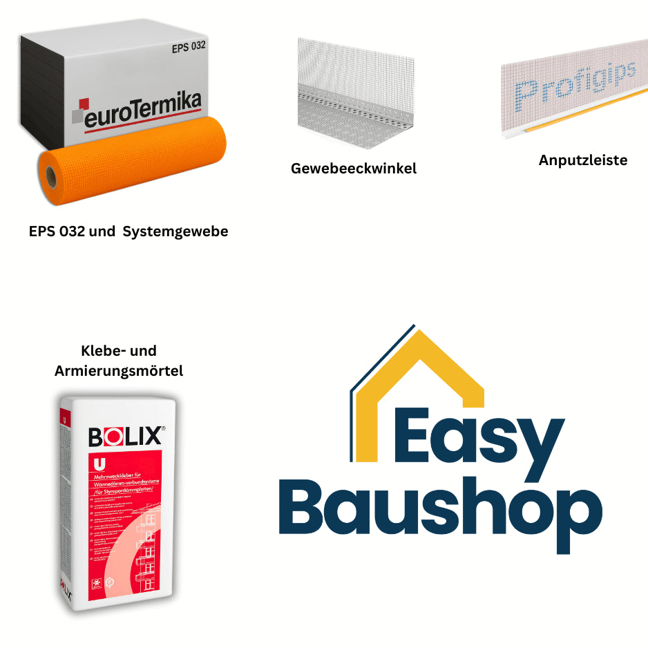WDVS EPS 032 Basispaket – Eurotermika - Fassadendämmung 200–400 m² | ETA-geprüft